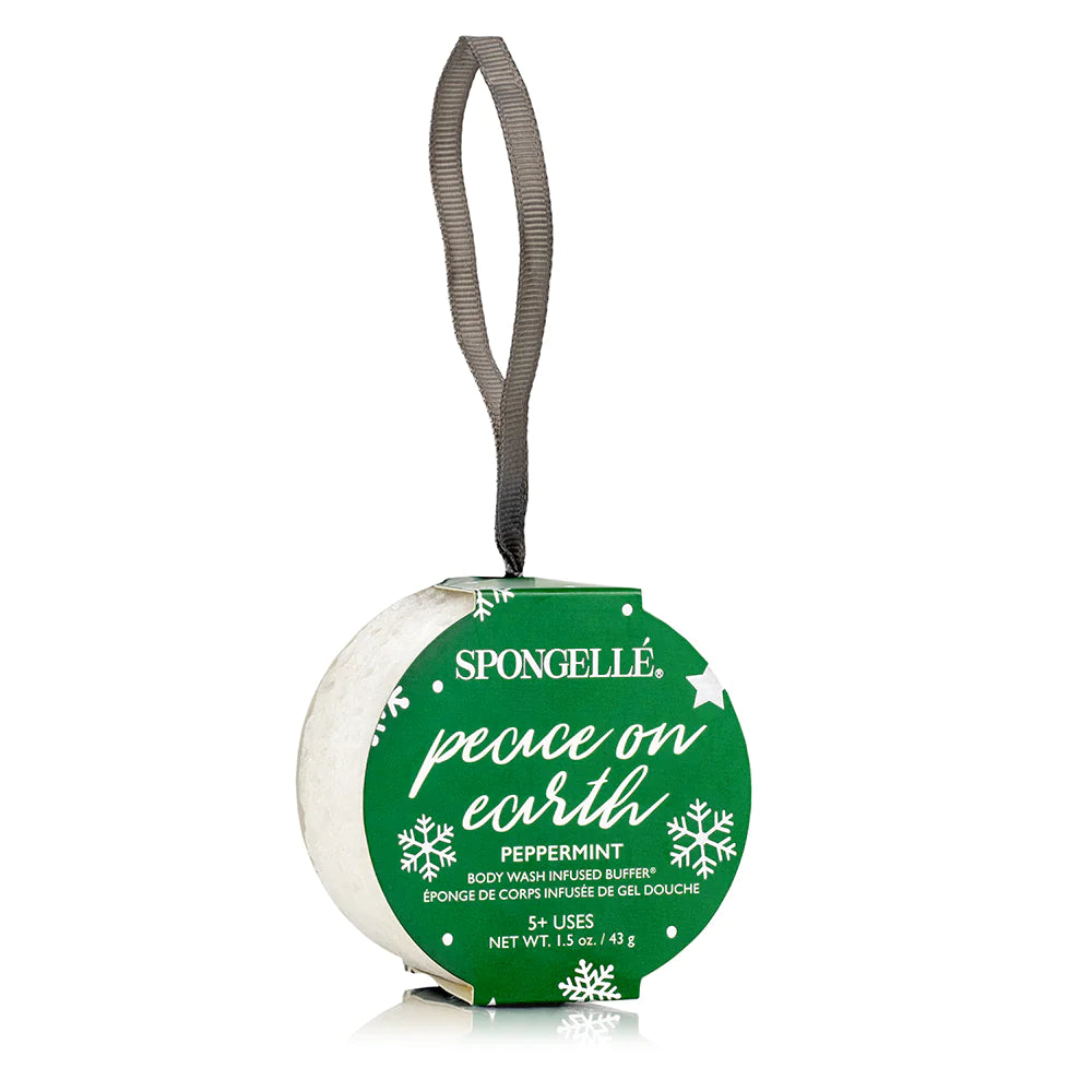 Peace On Earth | Spongelle Holiday Ornament