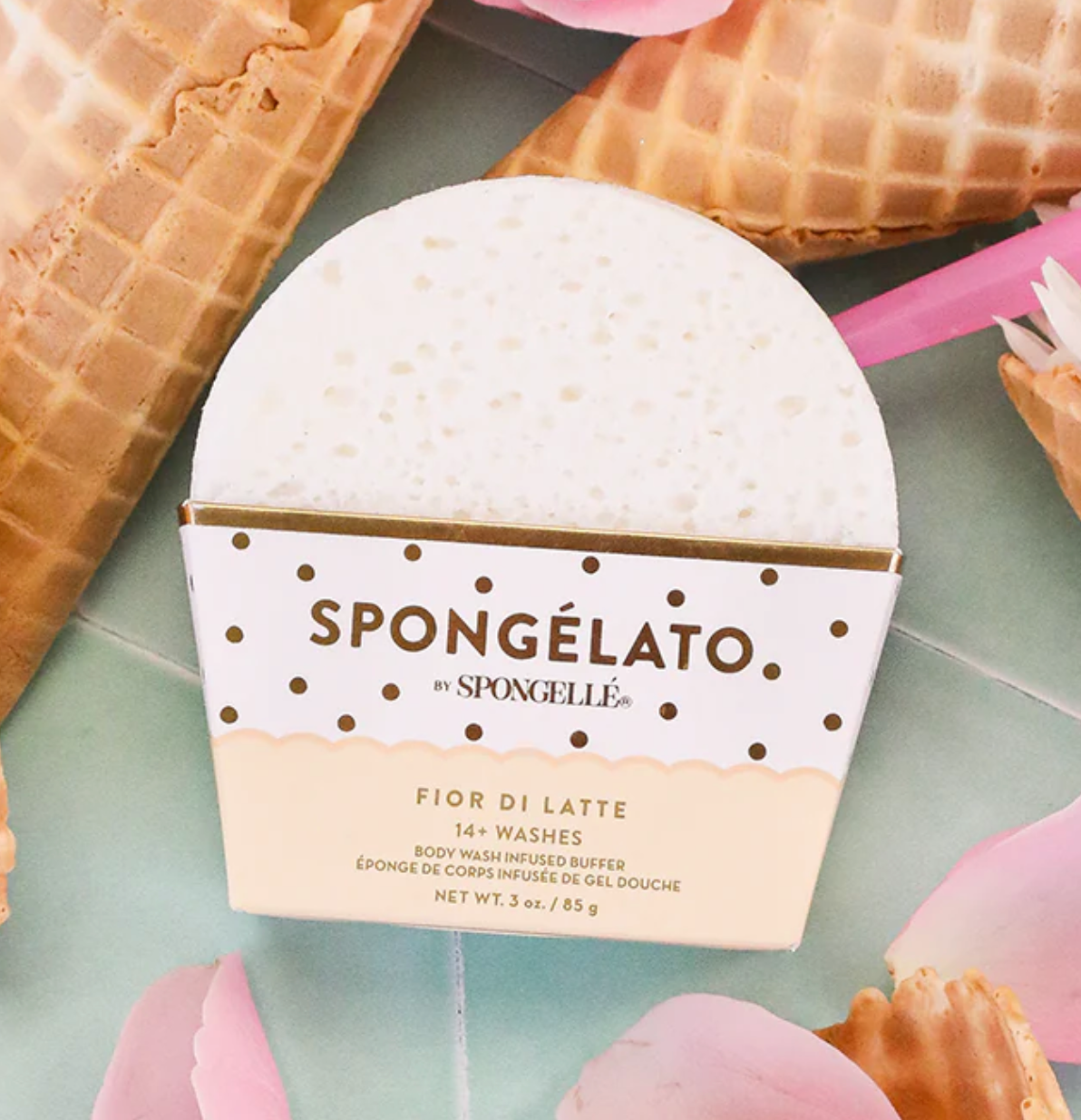 Spongelato Collection Body Wash Buffer Fior Di Latte